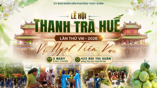 Lễ hội Thanh trà Huế lần thứ VIII năm 2026