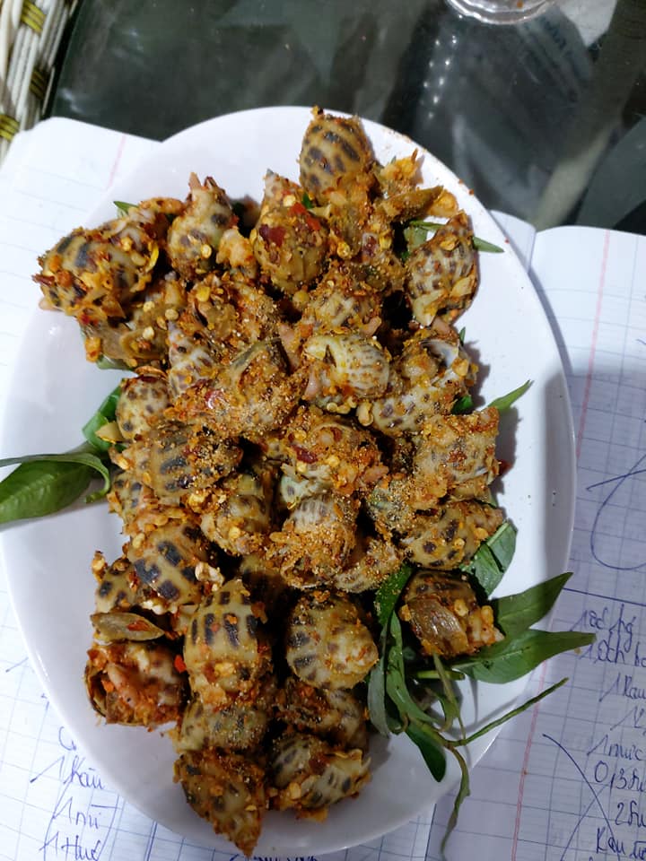Ốc hương rang muối