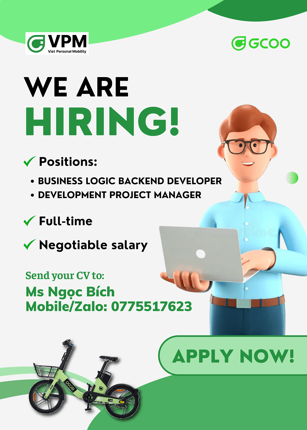 VietPM tuyển dụng nhiều vị trí IT chất lượng cao tại Huế VietPM tuyển dụng nhiều vị trí IT chất lượng cao tại Huế